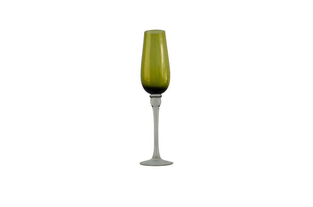 Taça de Champagne  Verde