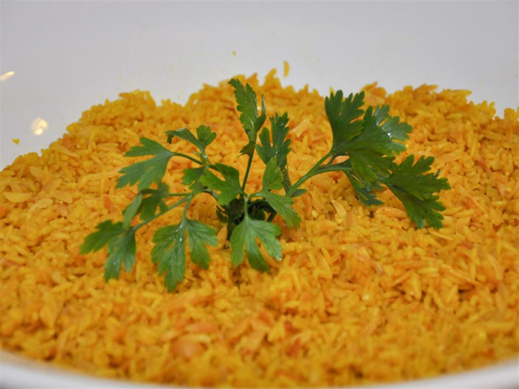 Arroz com açafrão, champagne e amêndoas - 3586