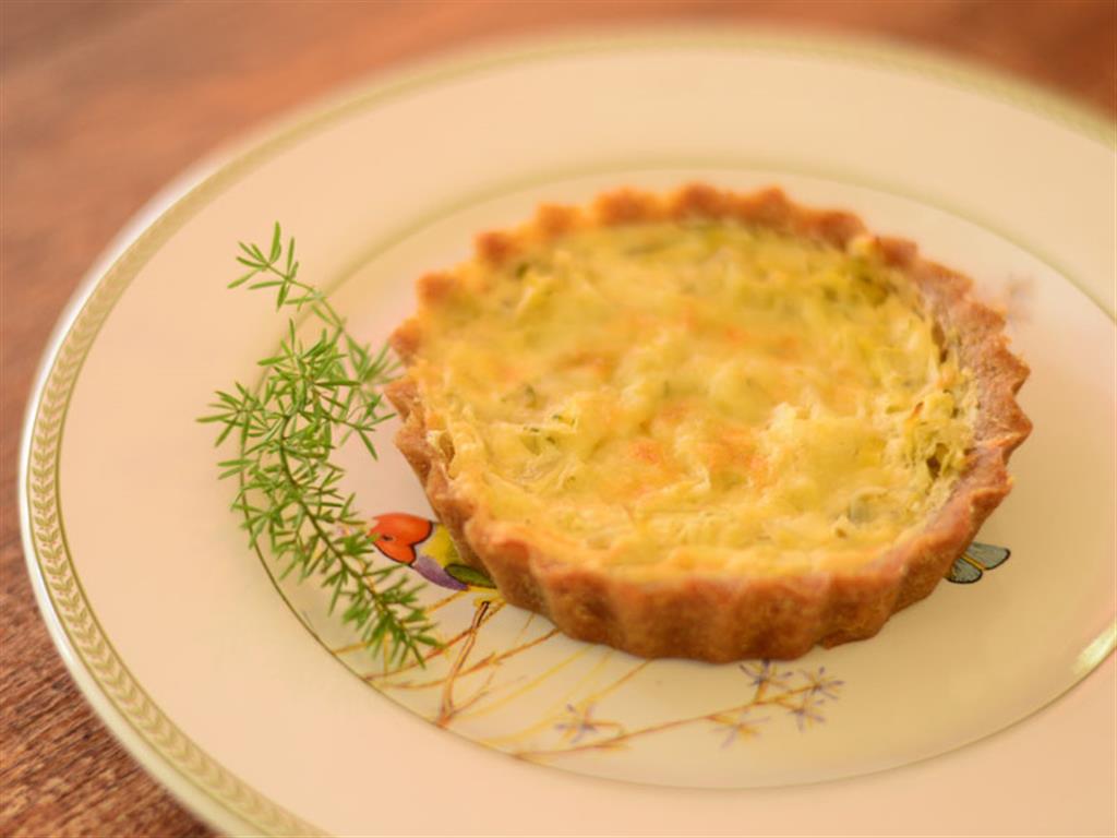 Quiche integral de alho poró - 6043