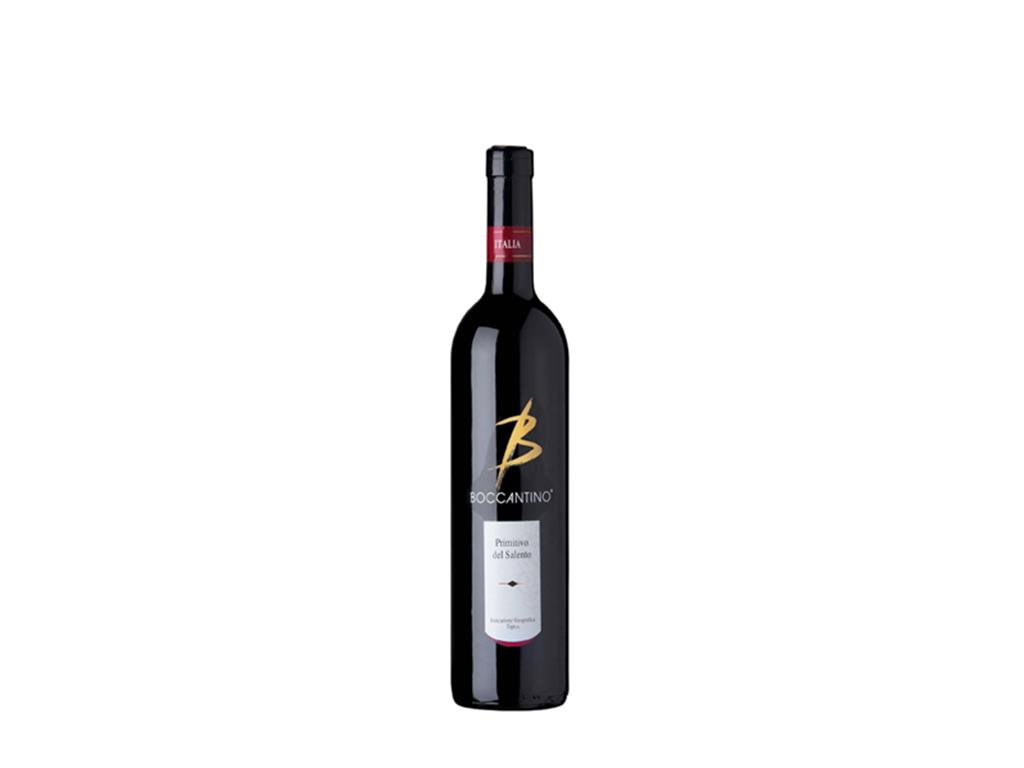 Vinho Tinto Meio Seco Fino Primitivo Del Salento Boccantino 750ml